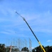 July 2025 construction operations for $55.75 million Collective Training Officers Quarters Project at Fort McCoy