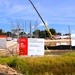 July 2025 construction operations for $55.75 million Collective Training Officers Quarters Project at Fort McCoy