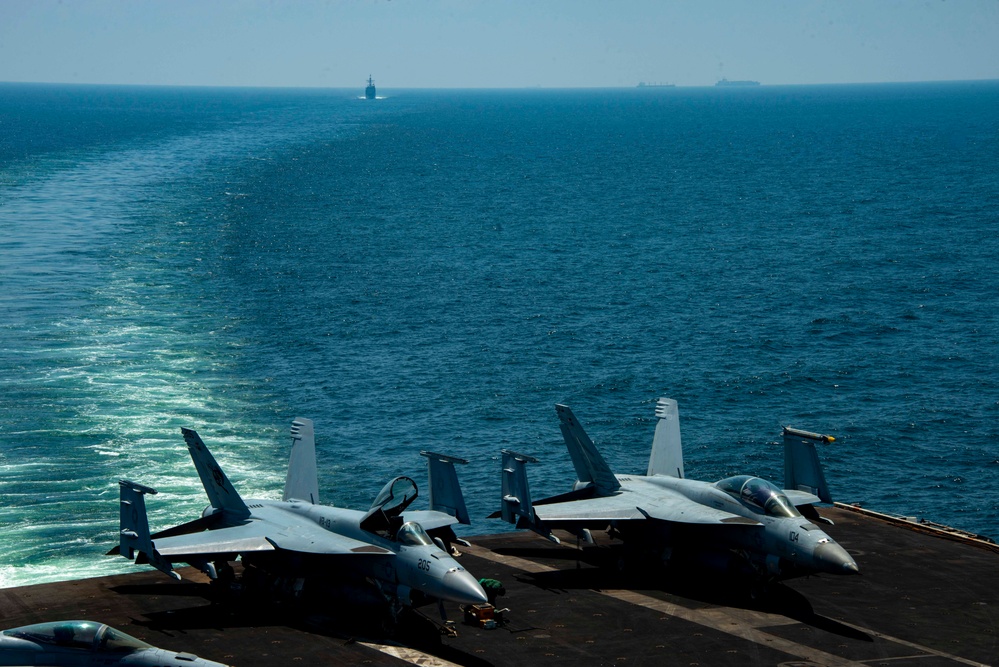 USS Carl Vinson (CVN 70) Transits the Strait of Malacca
