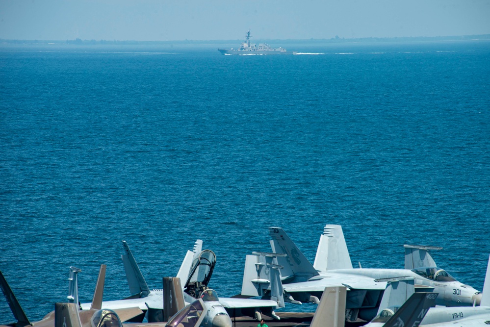 USS Carl Vinson (CVN 70) Transits the Strait of Malacca