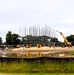 July 2025 construction operations for $55.75 million Collective Training Officers Quarters Project at Fort McCoy