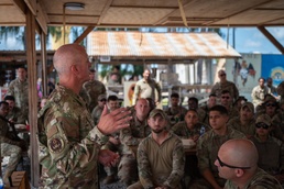 Chief Master Sergeant of the Air Force Connects with Deployed United States Africa Command Airmen