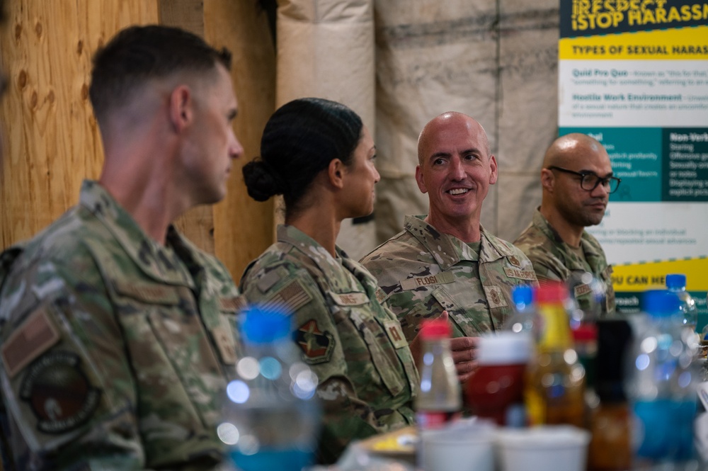 Chief Master Sergeant of the Air Force Connects with Deployed United States Africa Command Airmen