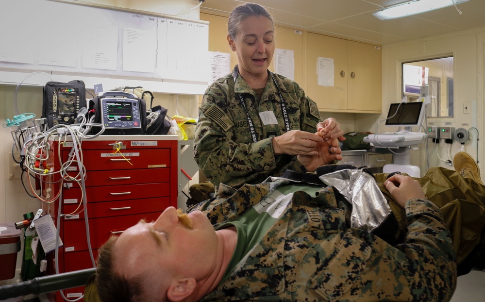 Sailors and Marines aboard USS San Diego (LPD 22) Conduct Mass Casualty Exercise during Exercise Talisman Sabre