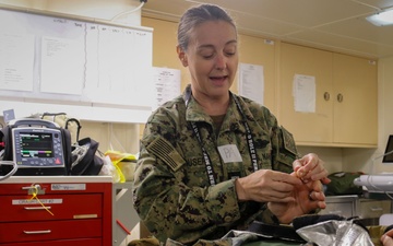 Sailors and Marines aboard USS San Diego (LPD 22) Conduct Mass Casualty Exercise during Exercise Talisman Sabre