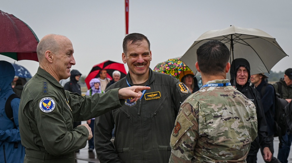 CSAF Greets U.S. Airmen at RIAT 2025