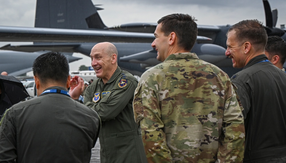 CSAF Greets U.S. Airmen at RIAT 2025