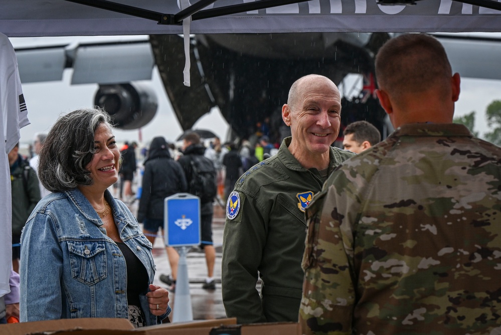 CSAF Greets U.S. Airmen at RIAT 2025