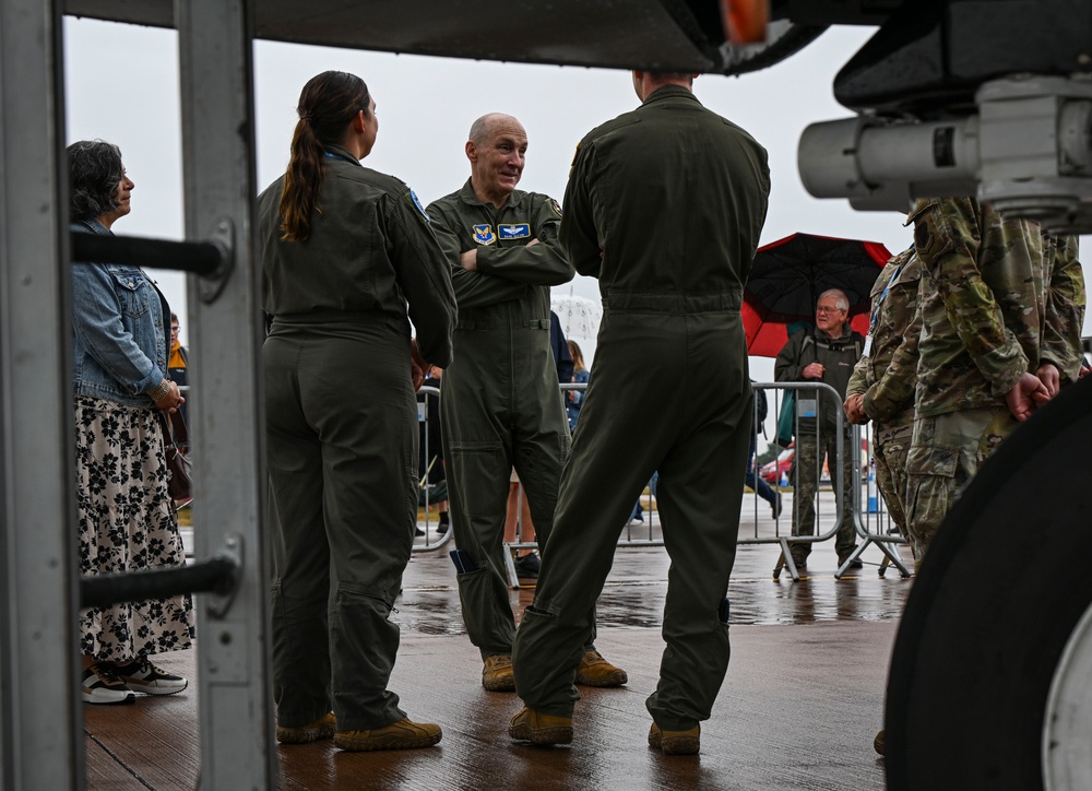 CSAF Greets U.S. Airmen at RIAT 2025