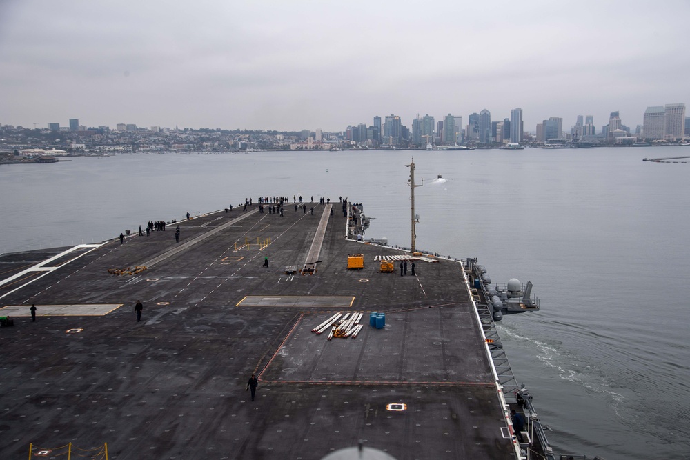 USS Theodore Roosevelt Arrives in San Diego