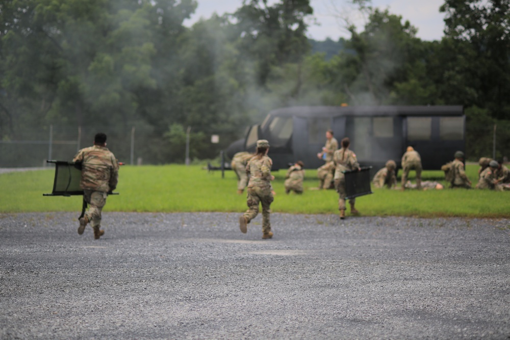 108th MCAS medical exercise at Fort Indiantown Gap