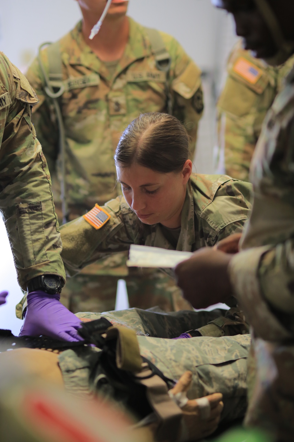 108th MCAS medical exercise  at Fort Indiantown Gap