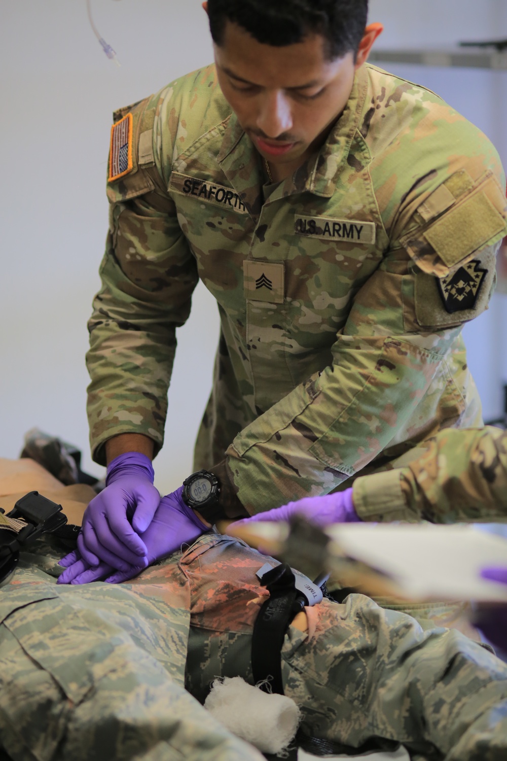 108th MCAS Medical Exercise  At Fort Indiantown Gap