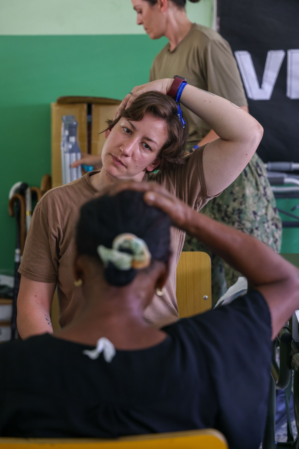 USNS Comfort Medical Site in Dominican Republic