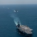 Gerald R. Ford Carrier Strike Group and ESPS Canarias (F86) Transit the Strait of Gibraltar