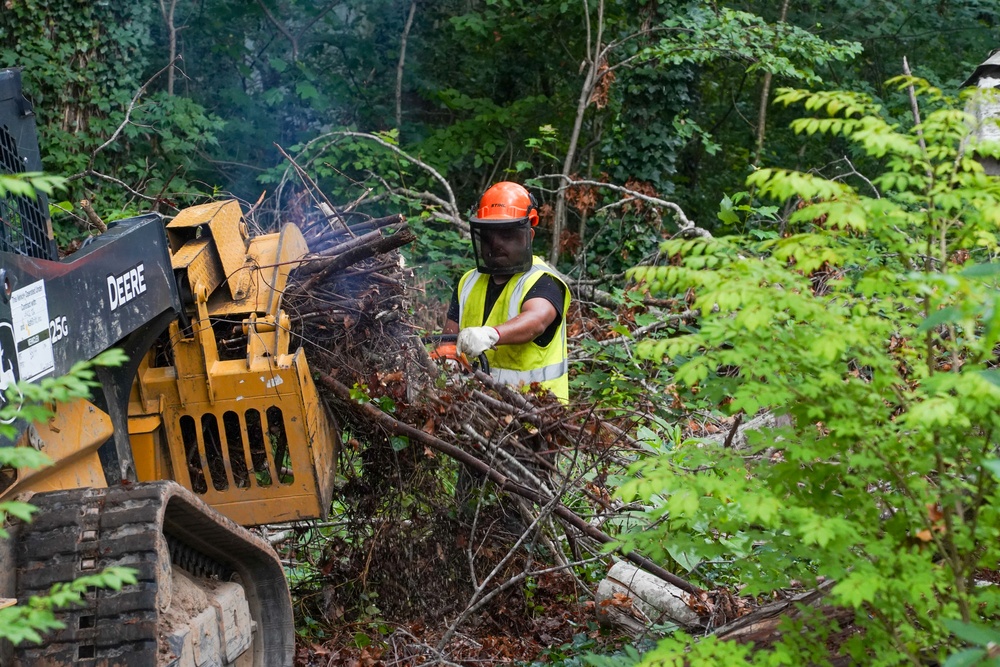 Private Property Debris Removal continues in Buncombe County, North Carolina