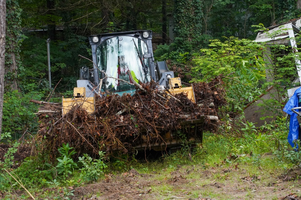 Private Property Debris Removal continues in Buncombe County, North Carolina