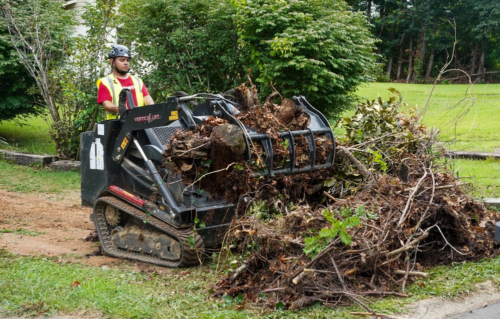 Private Property Debris Removal continues in Buncombe County, North Carolina