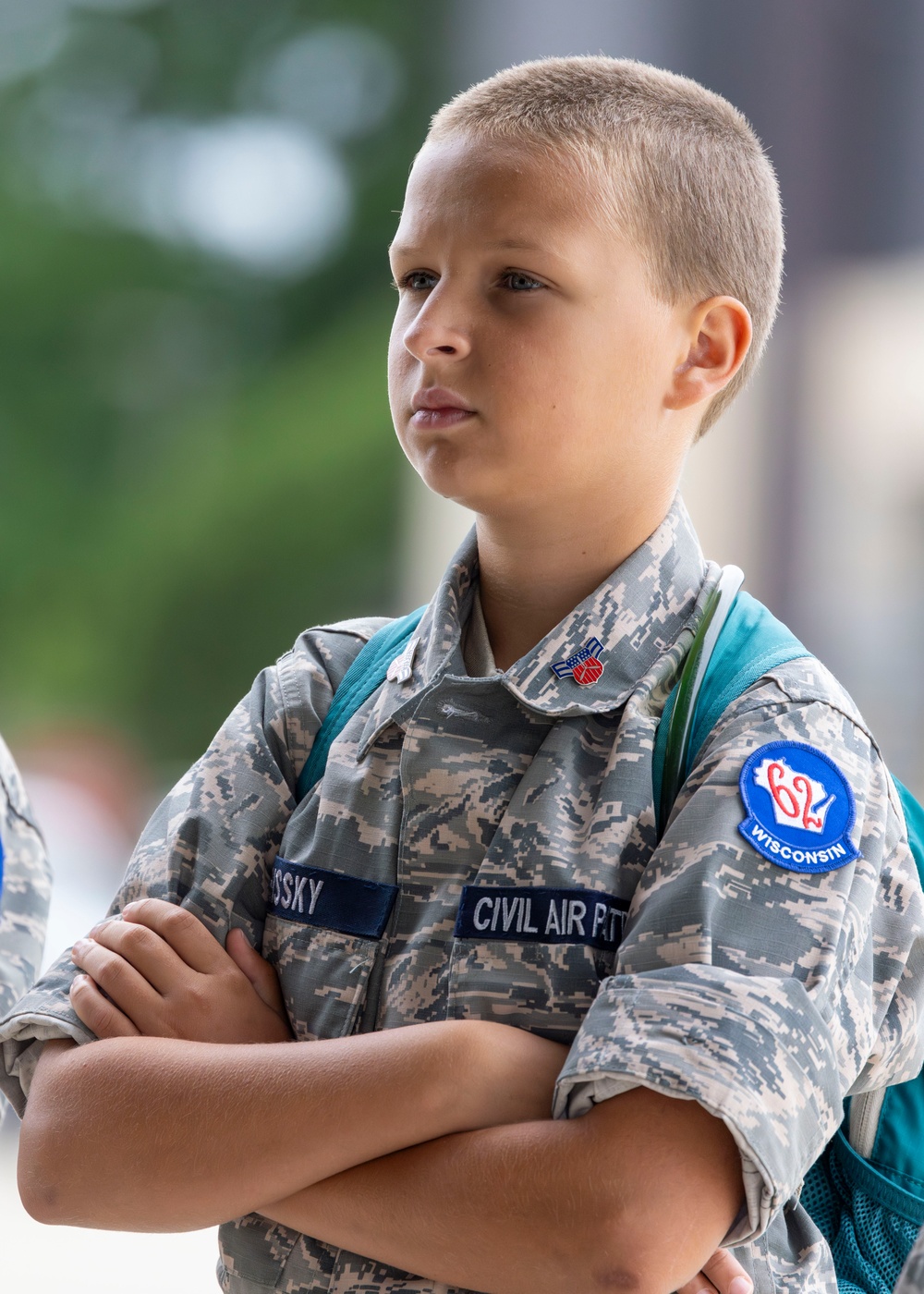 F-22 Demonstration Team Meets With Civil Air Patrol Cadets