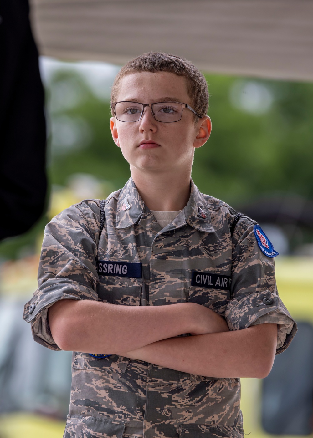 F-22 Demonstration Team Meets With Civil Air Patrol Cadets