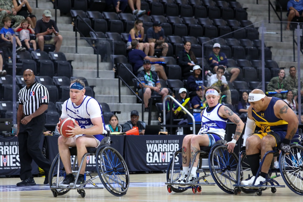 Wheelchair Basketball Kick-Offs at DoD Warrior Games 2025
