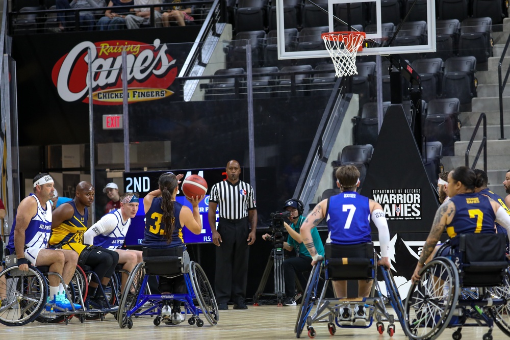 Wheelchair Basketball Kick-Offs at DoD Warrior Games 2025