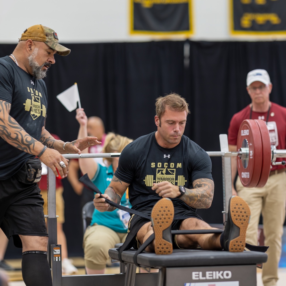 2025 DoD Warrior Games Powerlifting Event