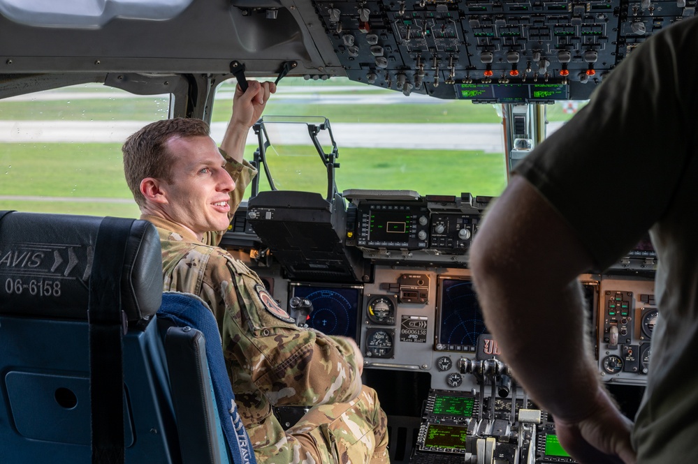 International aeromedical evacuation familiarization training at Andersen AFB