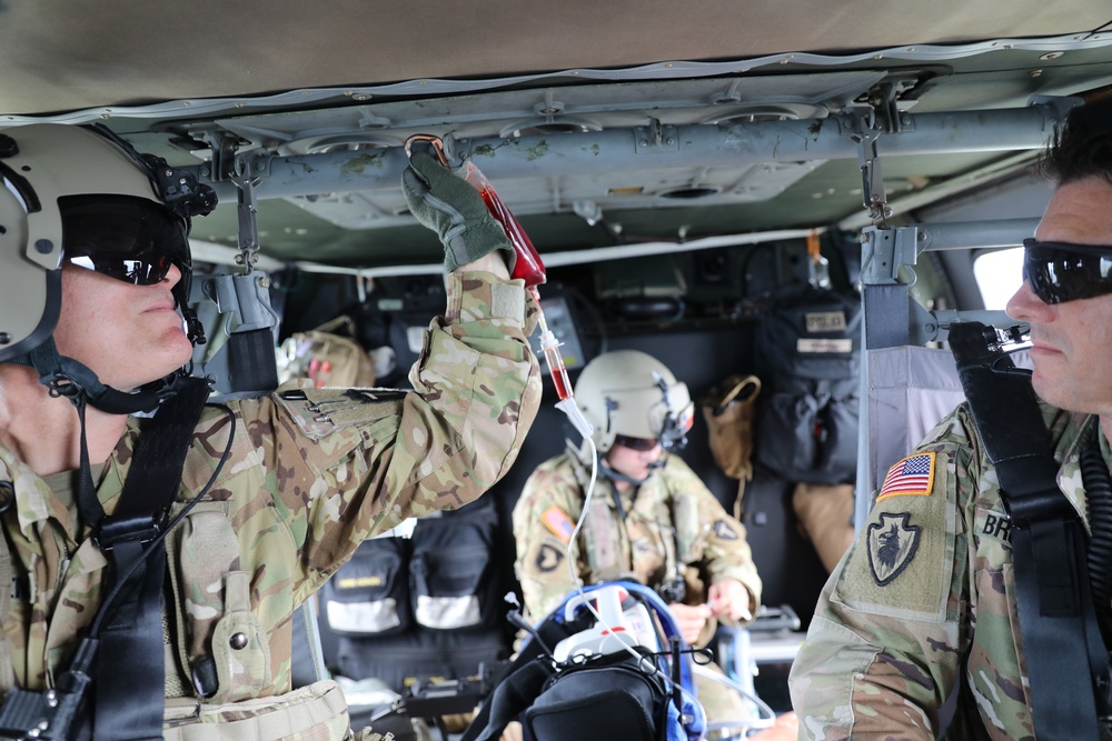 2-149 General Support Aviation Battalion Conducts Medical and Tail to Tail Training