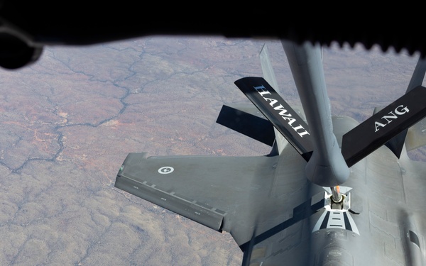 U.S. KC-135 and Australian F-35 refuel mission, Talisman Sabre 25