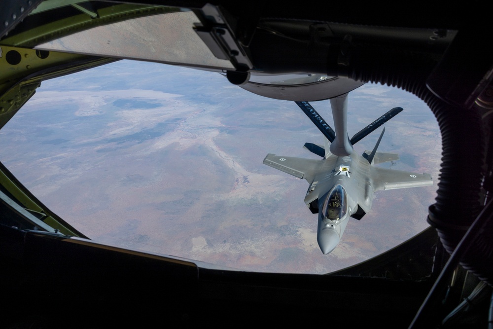 U.S. KC-135 and Australian F-35 refuel mission, Talisman Sabre 25