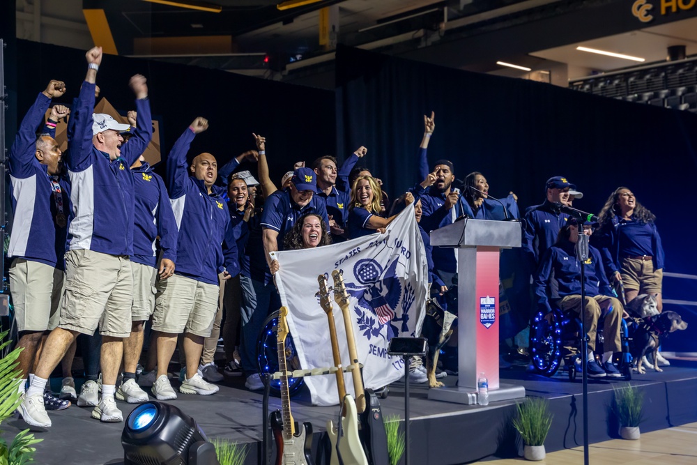 Team Navy in Warrior Games 2025 Opening Ceremony