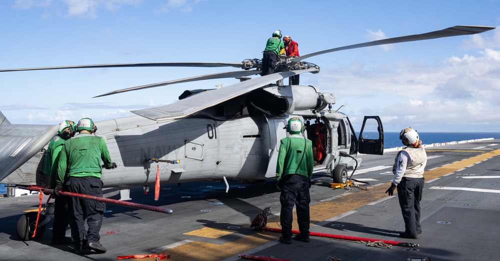 USS America (LHA 6) Conducts Routine Multi-Aircraft Flight Operations as Part of Exercise Talisman Sabre