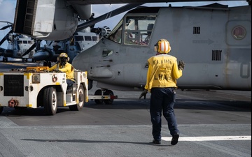 USS America (LHA 6) Conducts Routine Multi-Aircraft Flight Operations as Part of Exercise Talisman Sabre