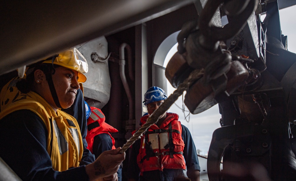 America Strike Group Conducts Replenishment at Sea with USNS Rappahannock During Exercise Talisman Sabre 25
