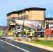 July 2025 construction operations for South Barracks Project at Fort McCoy
