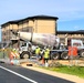 July 2025 construction operations for South Barracks Project at Fort McCoy