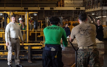 America Strike Group Conducts Replenishment at Sea with USNS Rappahannock During Exercise Talisman Sabre 25