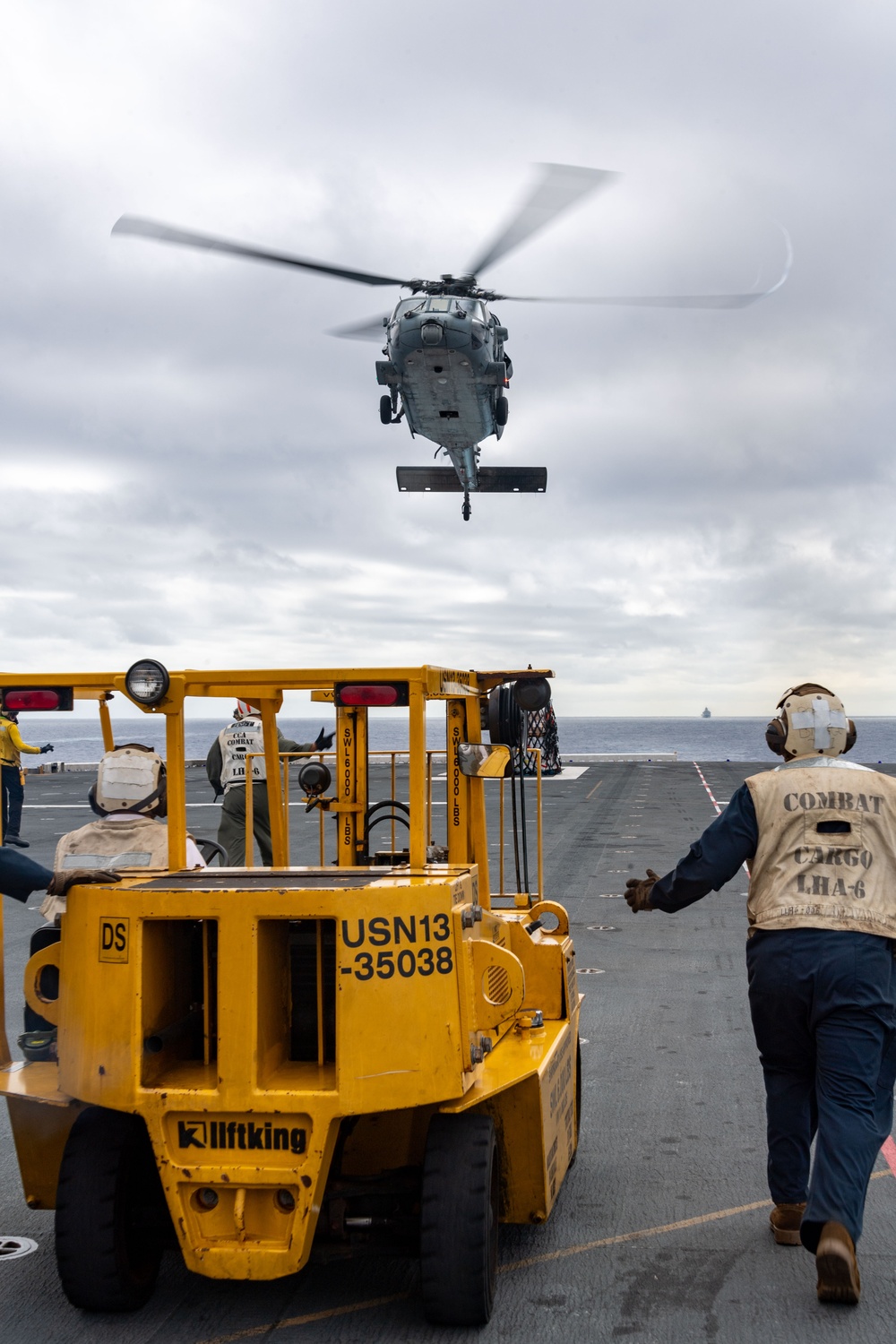 America Strike Group Conducts Replenishment at Sea with USNS Rappahannock During Exercise Talisman Sabre 25