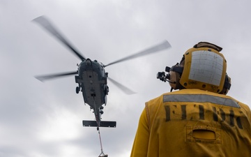 America Strike Group Conducts Replenishment at Sea with USNS Rappahannock During Exercise Talisman Sabre 25