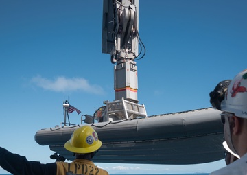 USS San Diego (LPD 22) Conducts Boat Operations during Exercise Talisman Sabre