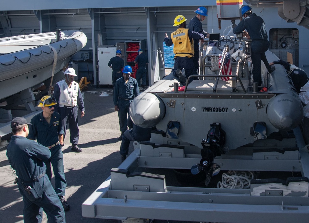 USS San Diego (LPD 22) Conducts Boat Operations during Exercise Talisman Sabre