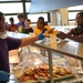NJROTC Students visit Scudder Hall Galley onboard NWS Yorktown