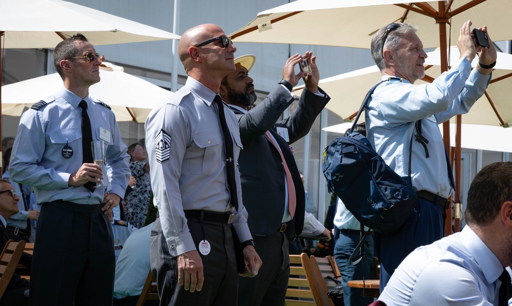 Chief Master Sgt. of the Space Force attends RIAT