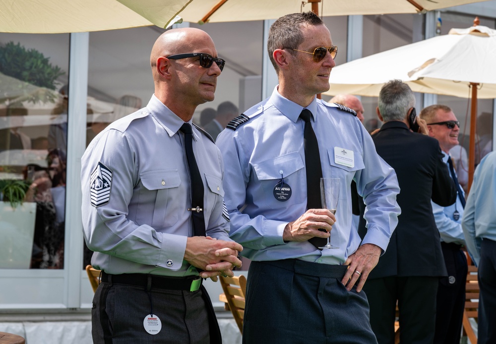 Chief Master Sgt. of the Space Force attends RIAT