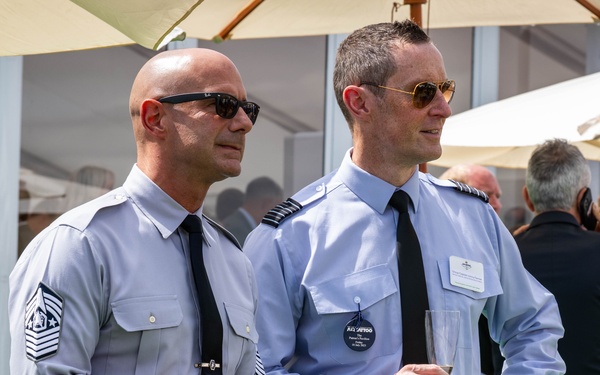 Chief Master Sgt. of the Space Force attends RIAT