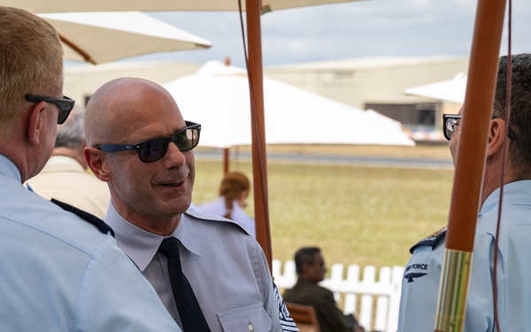 Chief Master Sgt. of the Space Force attends RIAT