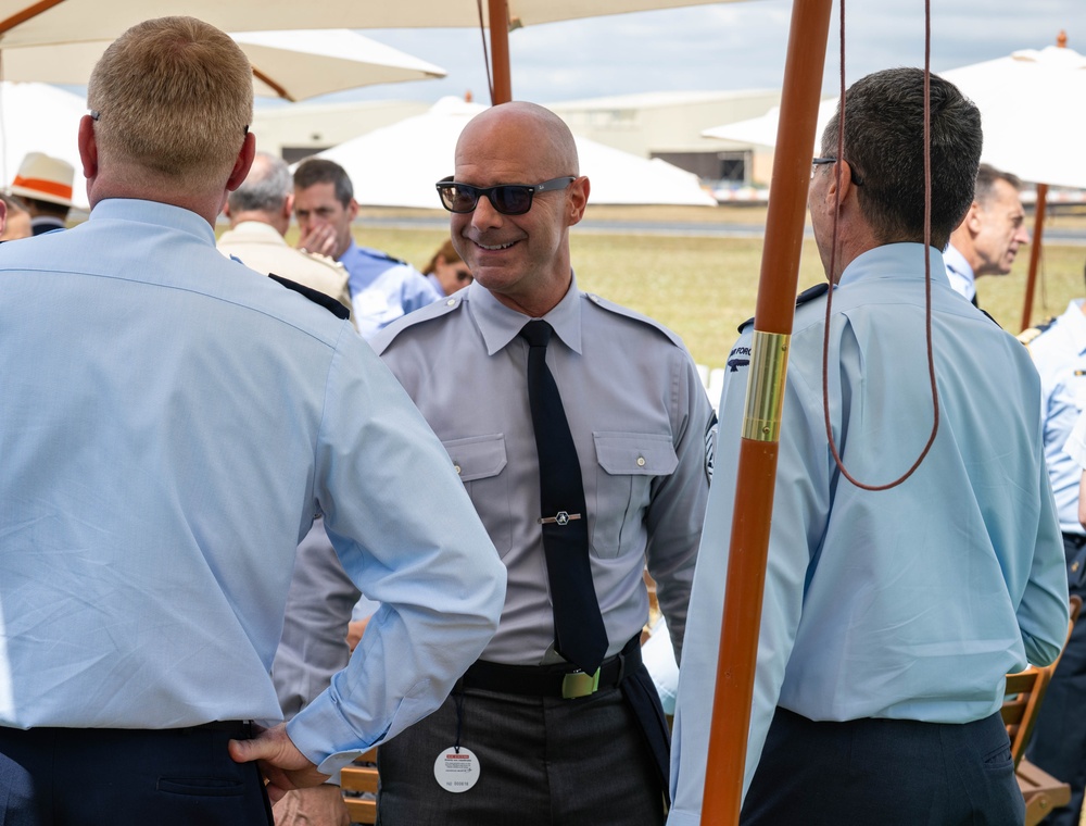 Chief Master Sgt. of the Space Force attends RIAT