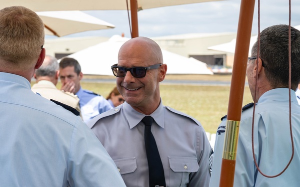 Chief Master Sgt. of the Space Force attends RIAT