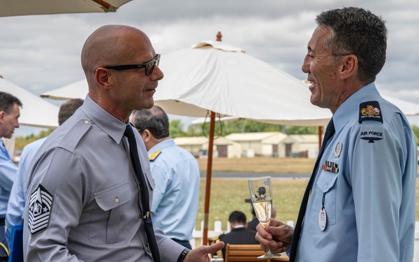 Chief Master Sgt. of the Space Force attends RIAT
